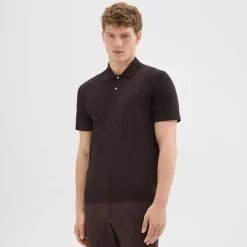 Theory Goris Polo Shirt In Light Bilen-Men Sweaters + Cardigans|T-shirts + Polos