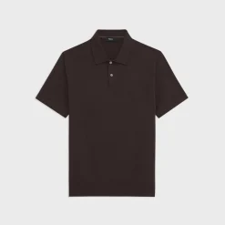 Theory Goris Polo Shirt In Light Bilen-Men Sweaters + Cardigans|T-shirts + Polos