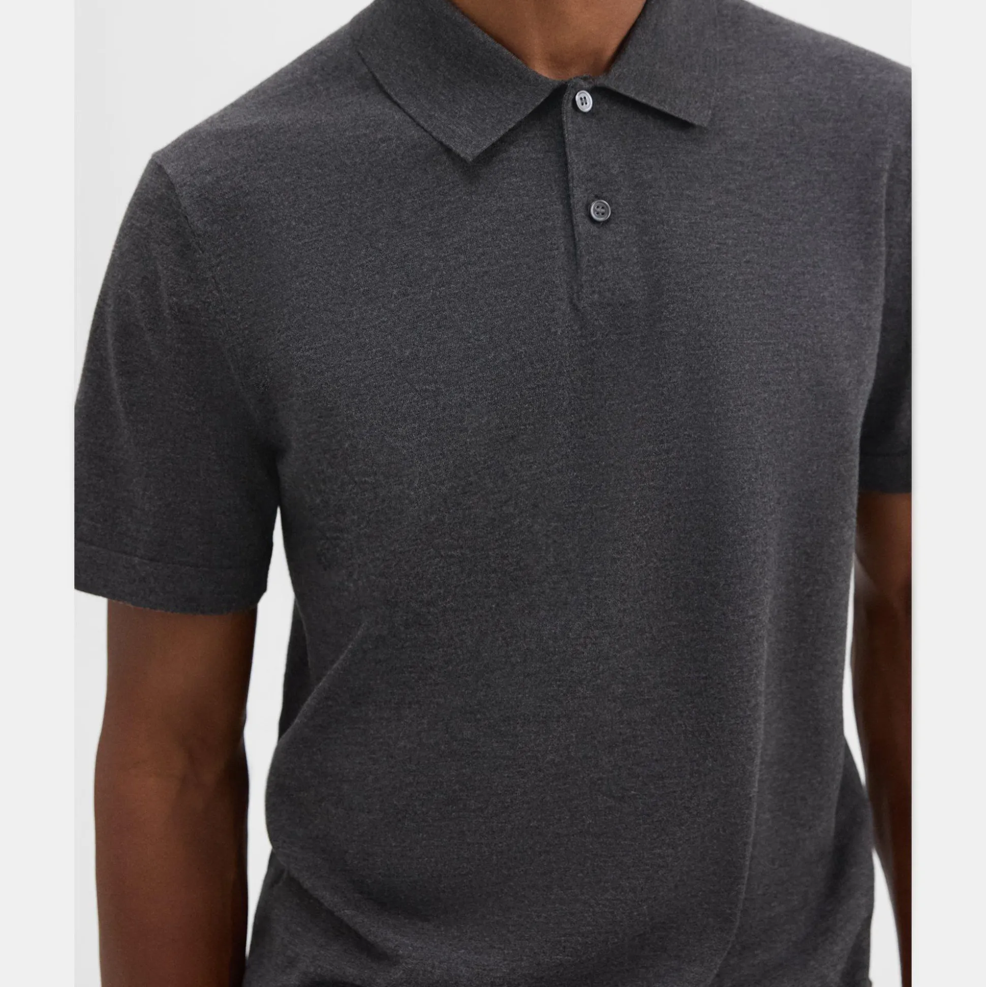 Theory Goris Polo Shirt In Light Bilen-Men T-shirts + Polos|Sweaters + Cardigans