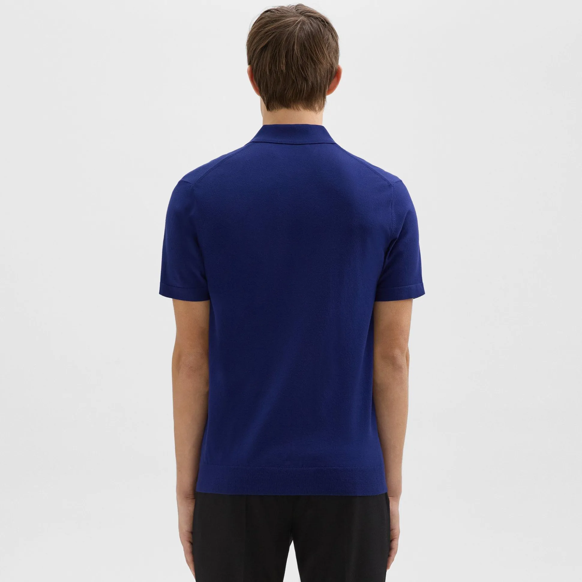Theory Goris Polo Shirt In Light Bilen-Men T-shirts + Polos|Sweaters + Cardigans