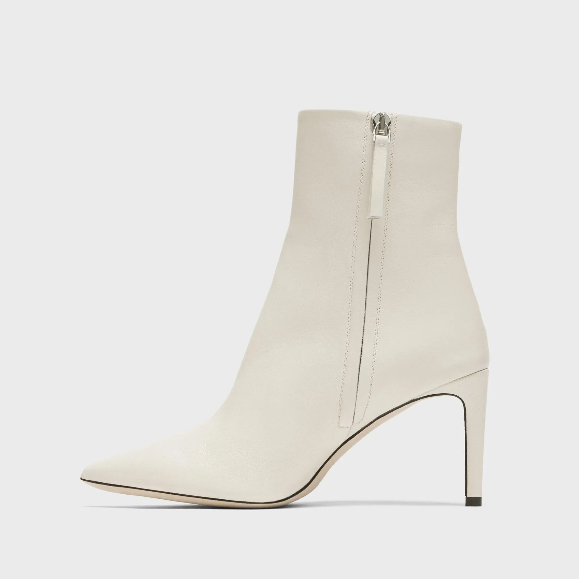 Theory Heel Bootie In Leather-Women Shoes