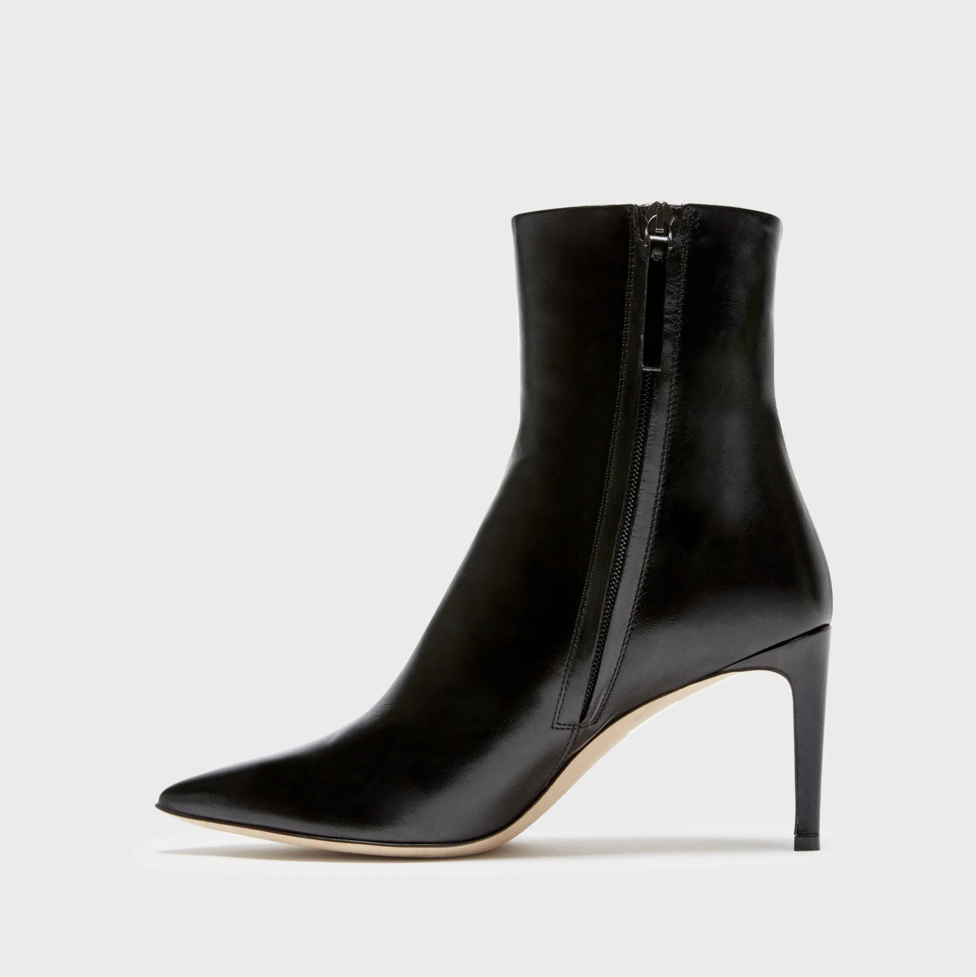 Theory Heel Bootie In Leather-Women Shoes