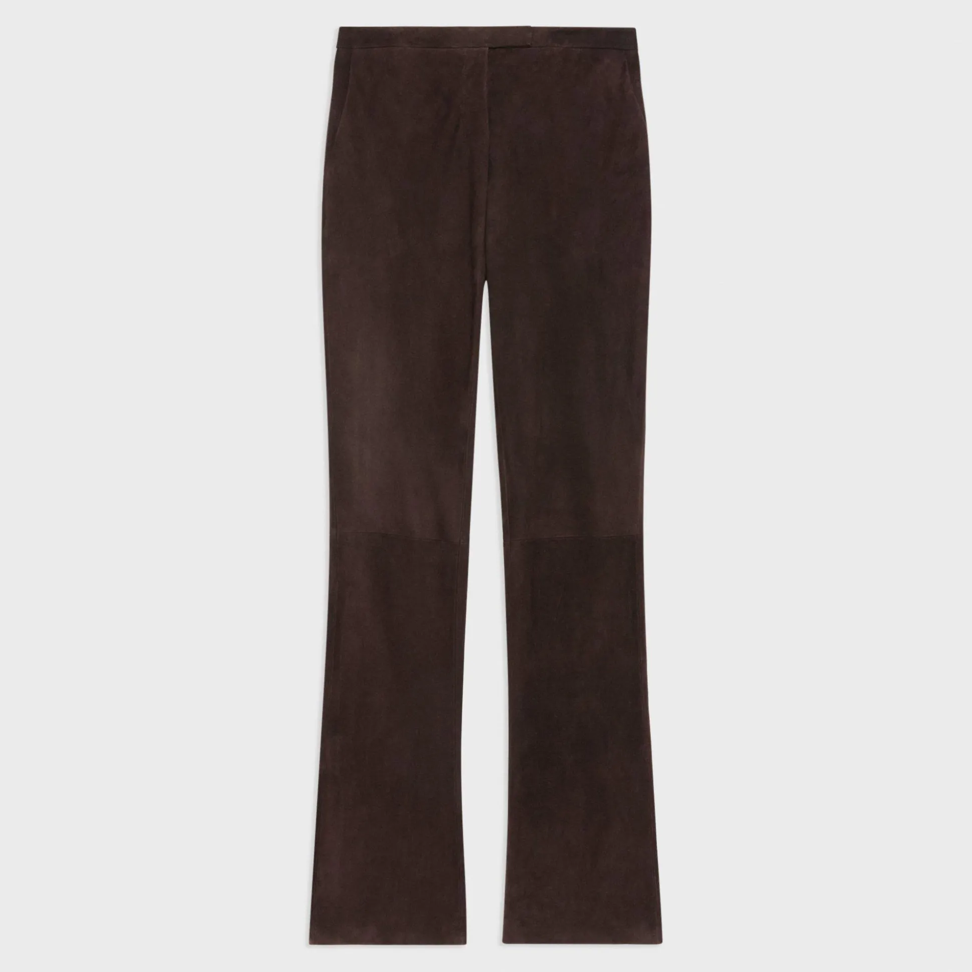 Theory High-Waist Legging In Suede-Women Pants