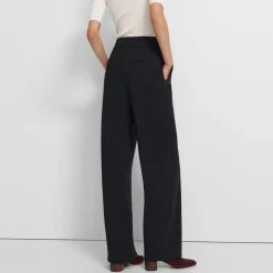 Theory High-Waisted Pant In Precision Ponte-Women Suits|Pants