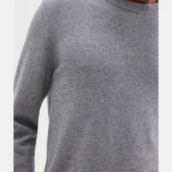Theory Hilles Crewneck Sweater In Cashmere-Men Sweaters + Cardigans