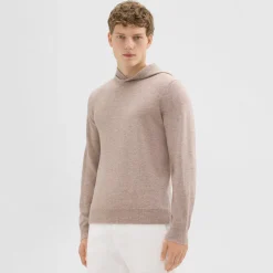 Theory Hilles Hoodie In Cashmere-Men Sweatshirts + Hoodies|Sweaters + Cardigans