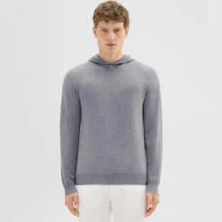Theory Hilles Hoodie In Cashmere-Men Sweaters + Cardigans|Sweatshirts + Hoodies