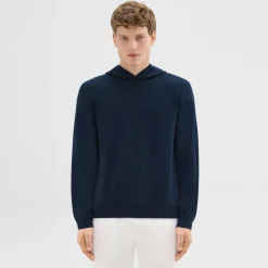Theory Hilles Hoodie In Cashmere-Men Sweatshirts + Hoodies|Sweaters + Cardigans