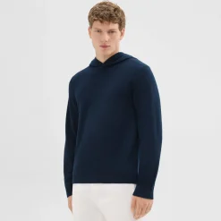 Theory Hilles Hoodie In Cashmere-Men Sweatshirts + Hoodies|Sweaters + Cardigans