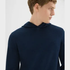Theory Hilles Hoodie In Cashmere-Men Sweatshirts + Hoodies|Sweaters + Cardigans