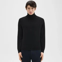 Theory Hilles Turtleneck Sweater In Cashmere-Men Sweaters + Cardigans