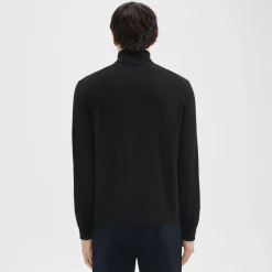Theory Hilles Turtleneck Sweater In Cashmere-Men Sweaters + Cardigans