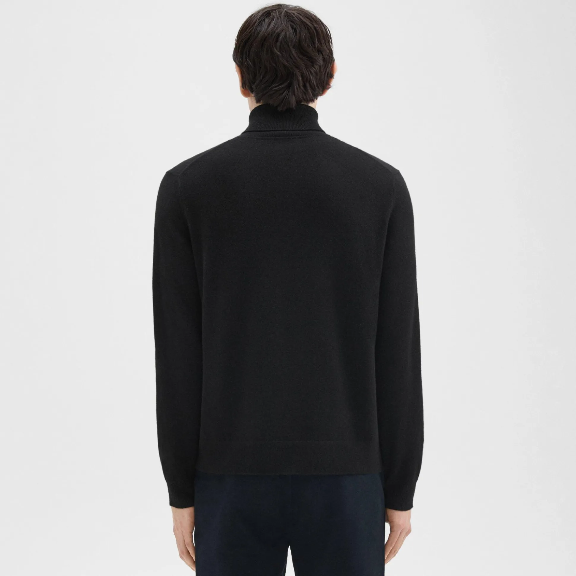 Theory Hilles Turtleneck Sweater In Cashmere-Men Sweaters + Cardigans