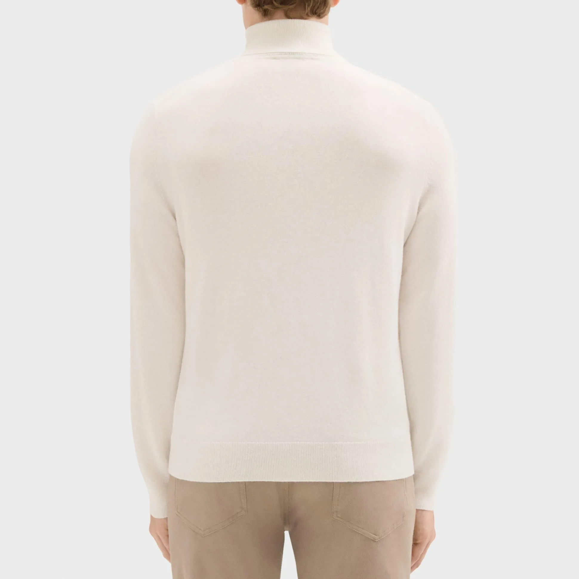 Theory Hilles Turtleneck Sweater In Cashmere-Men Sweaters + Cardigans