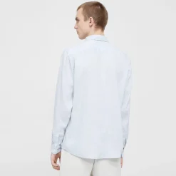 Theory Irving Shirt In Relaxed Linen-Men Shirts