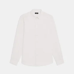 Theory Irving Shirt In Relaxed Linen-Men Shirts