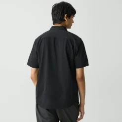 Theory Irving Short-Sleeve Shirt In Structure Knit-Men T-shirts + Polos|Shirts