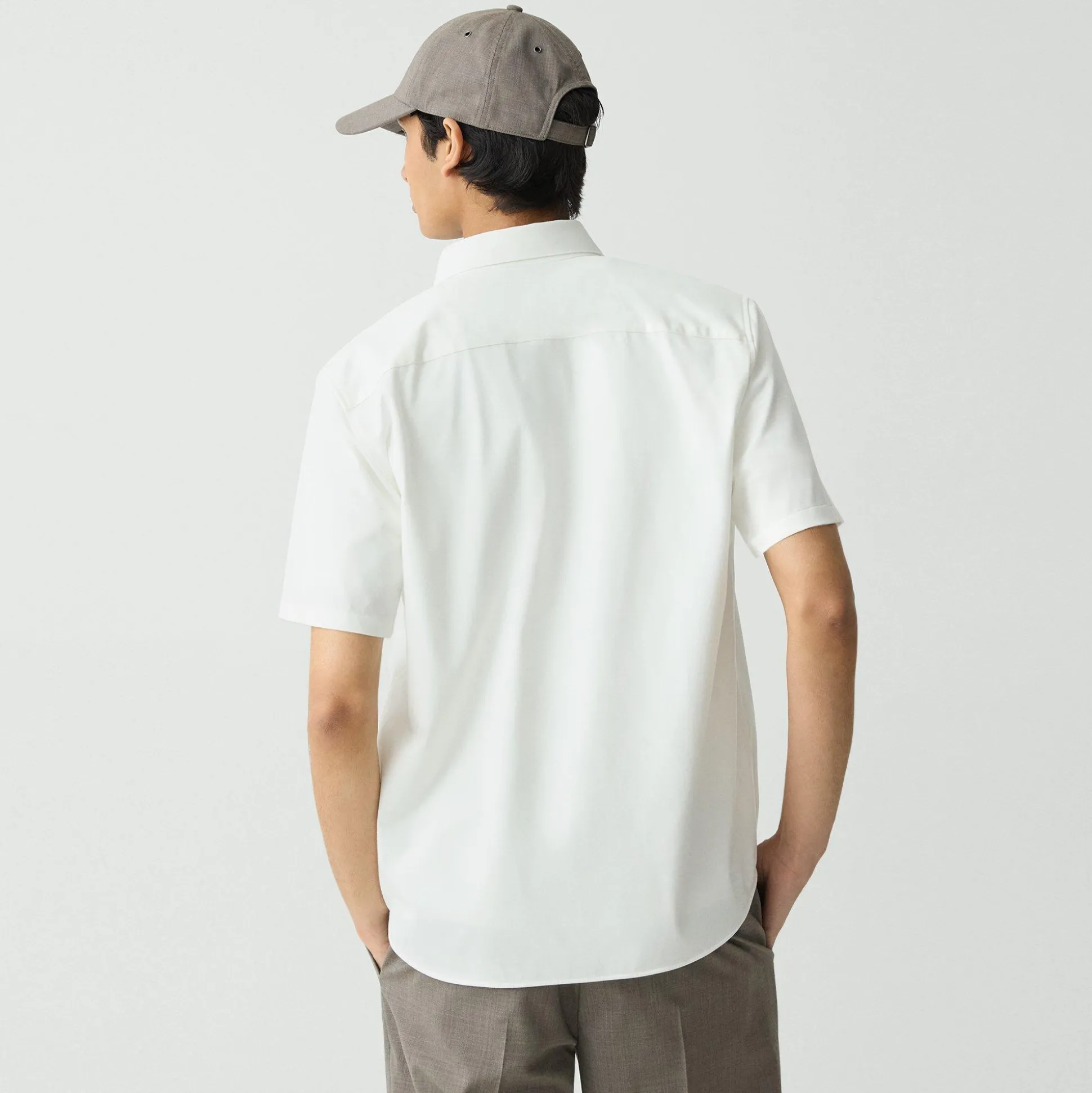 Theory Irving Short-Sleeve Shirt In Structure Knit-Men T-shirts + Polos|Shirts