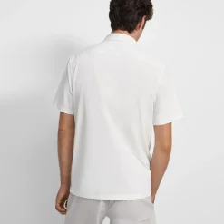Theory Irving Short-Sleeve Shirt In Structure Knit-Men T-shirts + Polos|Shirts