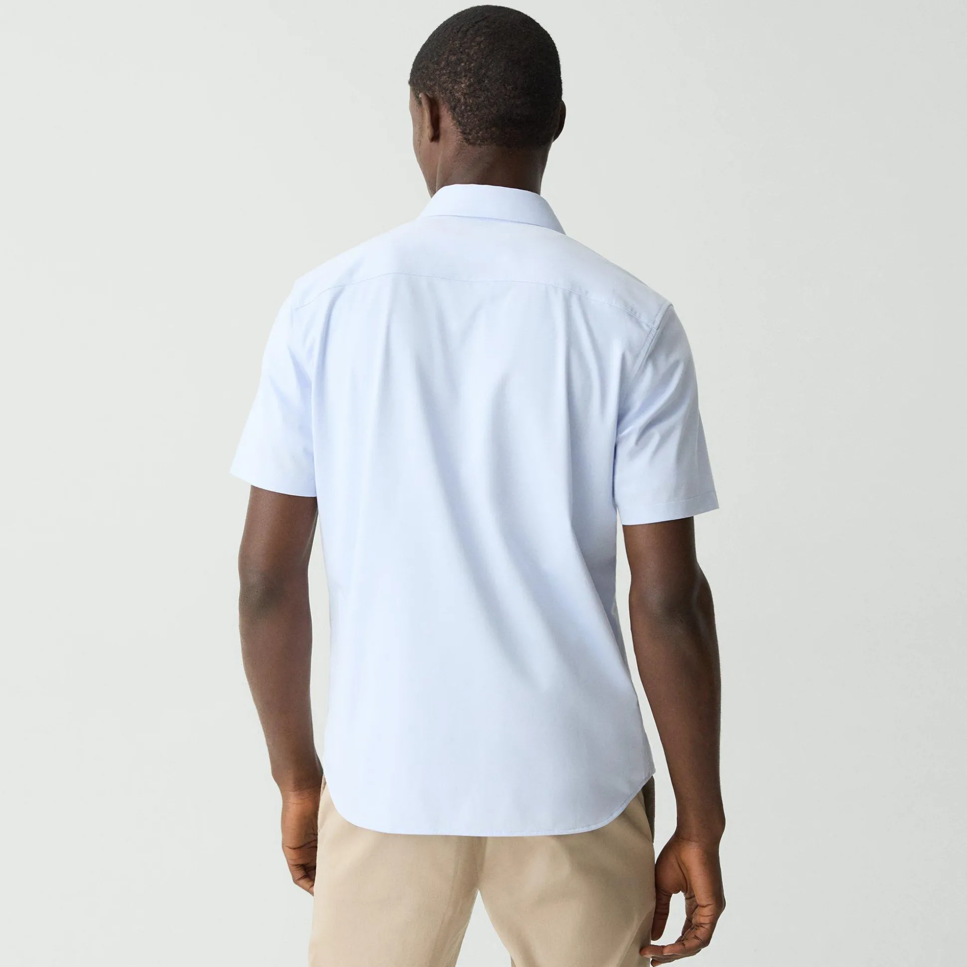 Theory Irving Short-Sleeve Shirt In Structure Knit-Men T-shirts + Polos|Shirts