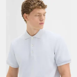 Theory Jocelin Polo Shirt In Studio Knit Jacquard-Men T-shirts + Polos