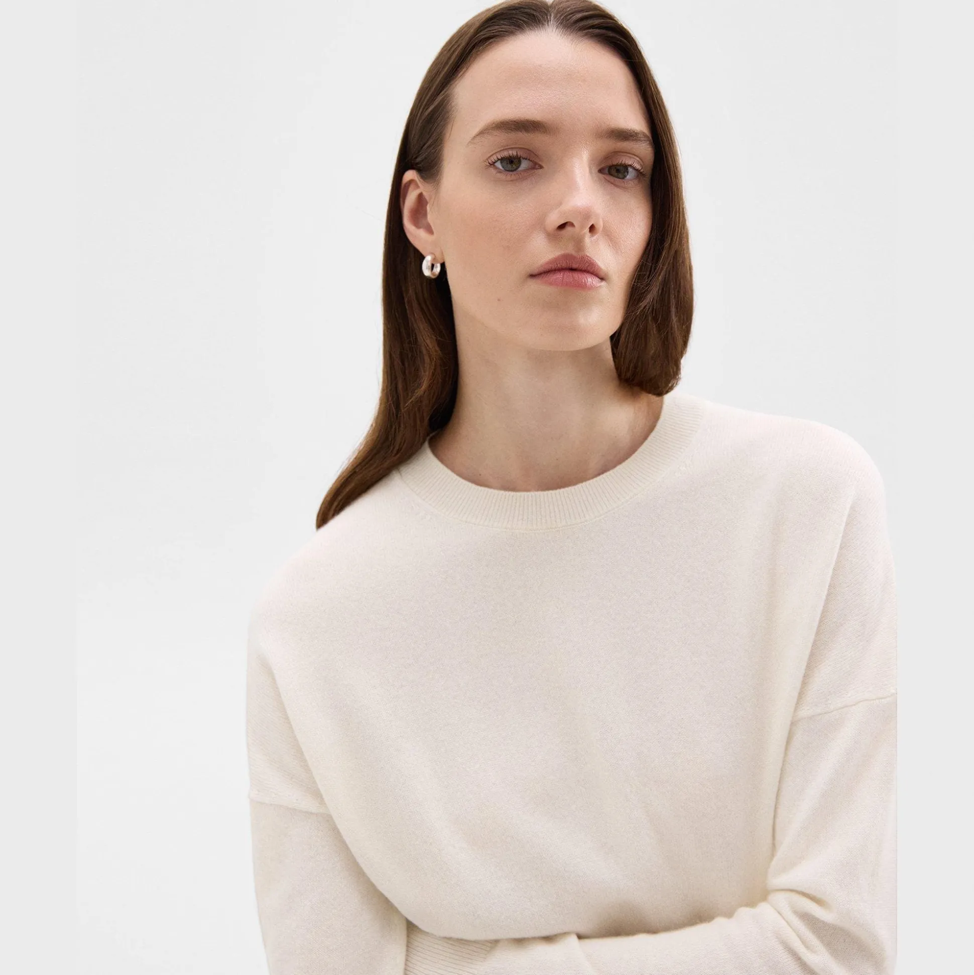 Theory Karenia Sweater In Cashmere-Women Sweaters + Cardigans