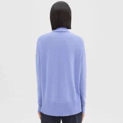 Theory Karenia Turtleneck Sweater In Cashmere-Women Sweaters + Cardigans