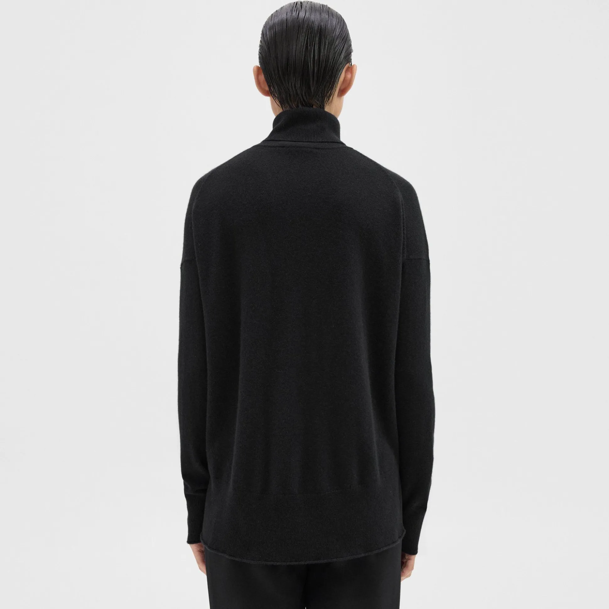 Theory Karenia Turtleneck Sweater In Cashmere-Women Sweaters + Cardigans