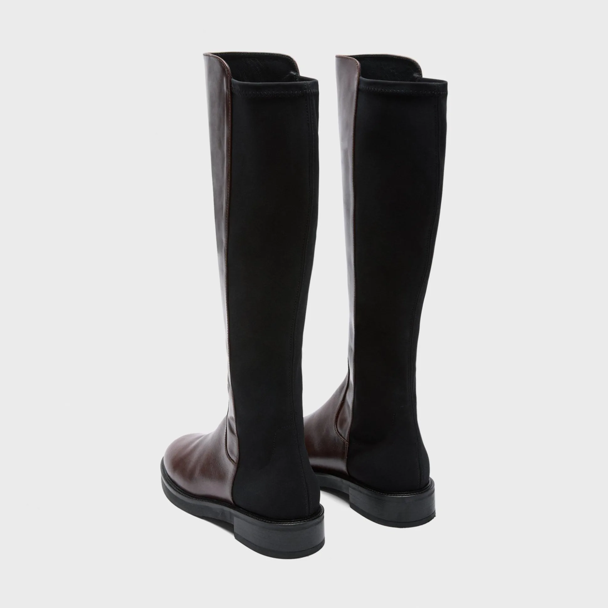 Theory Knee-High Pull-On Boot In Leather-Women Shoes