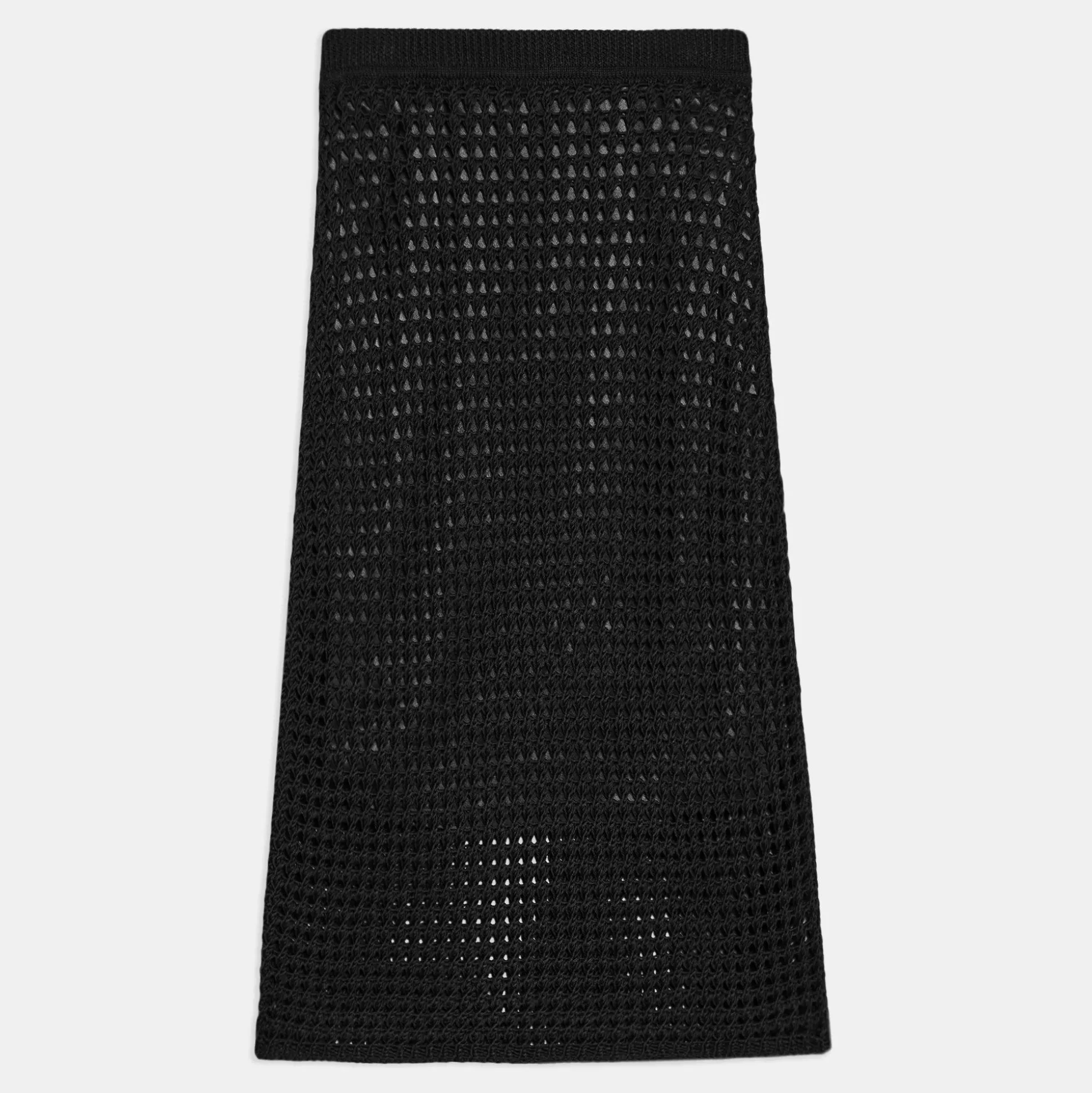Theory Knit Midi Skirt In Pima Cotton-Women Skirts