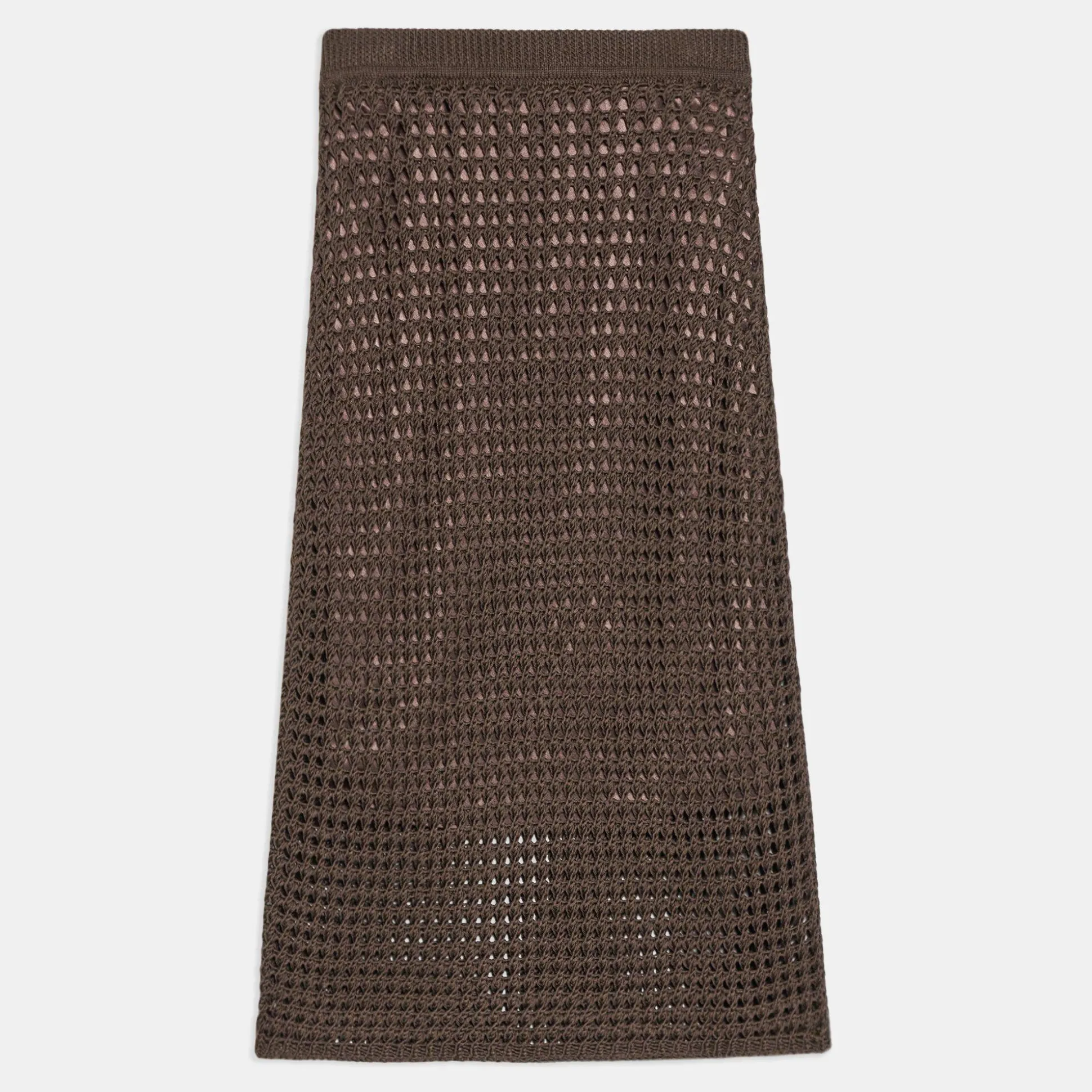 Theory Knit Midi Skirt In Pima Cotton-Women Skirts