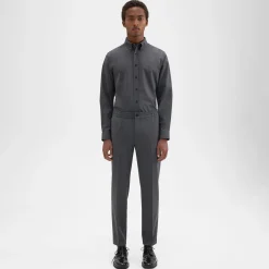 Theory Larin Drawstring Pant In Stretch Wool-Men Pants