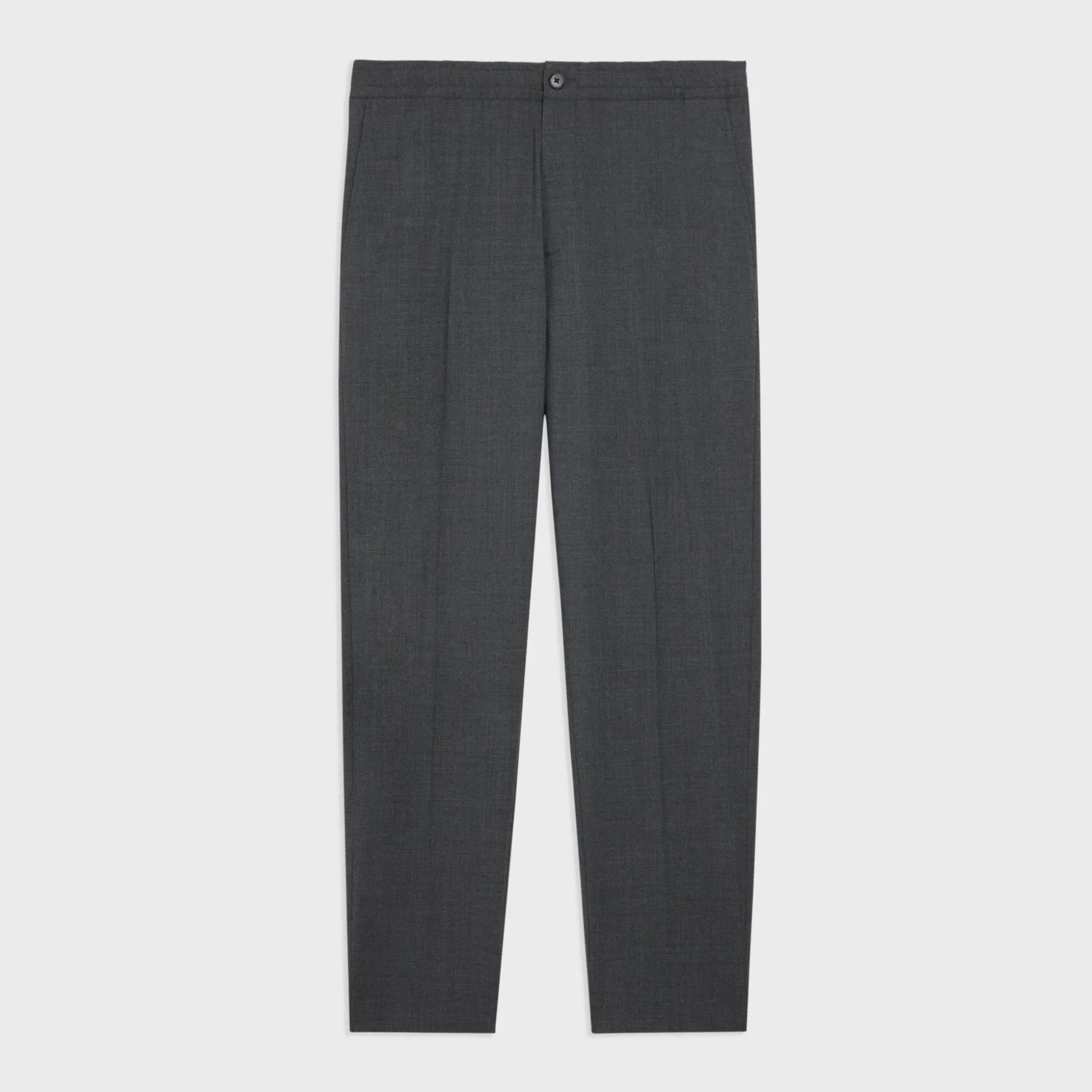 Theory Larin Drawstring Pant In Stretch Wool-Men Pants
