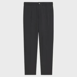 Theory Larin Drawstring Pant In Stretch Wool-Men Pants