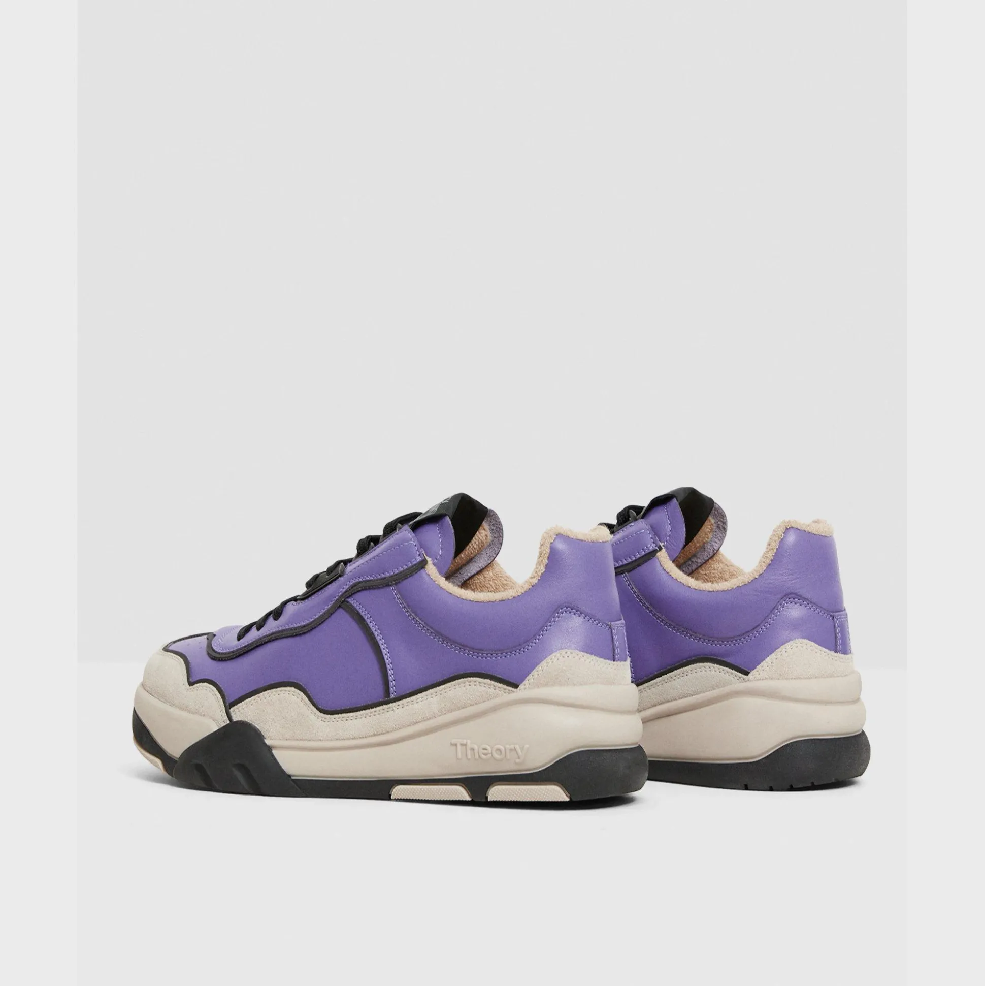 Theory Leather Sneaker-Women Shoes