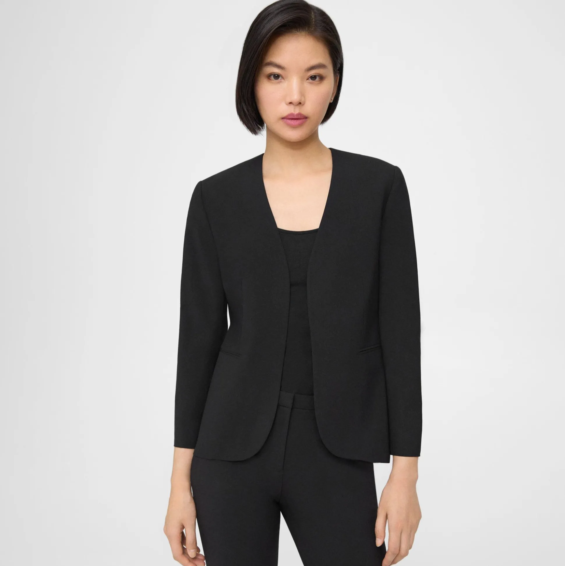 Theory Lindrayia Blazer In Good Wool-Women Suits|Blazers + Jackets