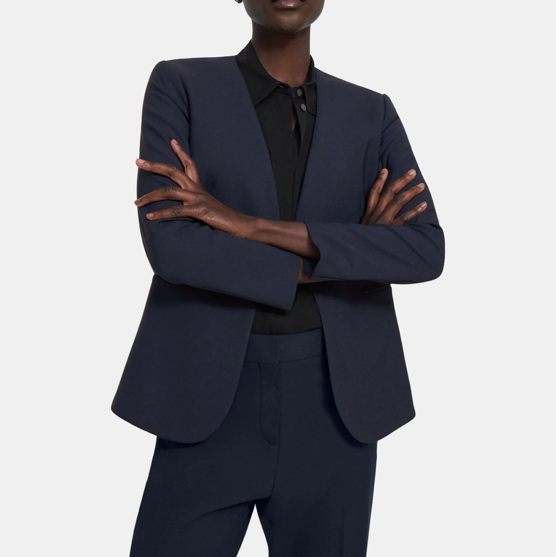 Theory Lindrayia Blazer In Good Wool-Women Suits|Blazers + Jackets