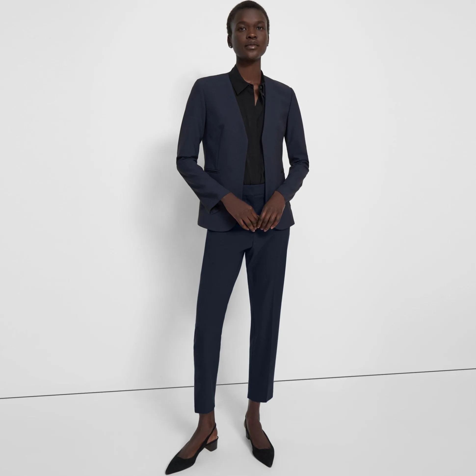 Theory Lindrayia Blazer In Good Wool-Women Suits|Blazers + Jackets