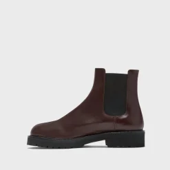 Theory Lug Chelsea Booties In Leather-Women Shoes