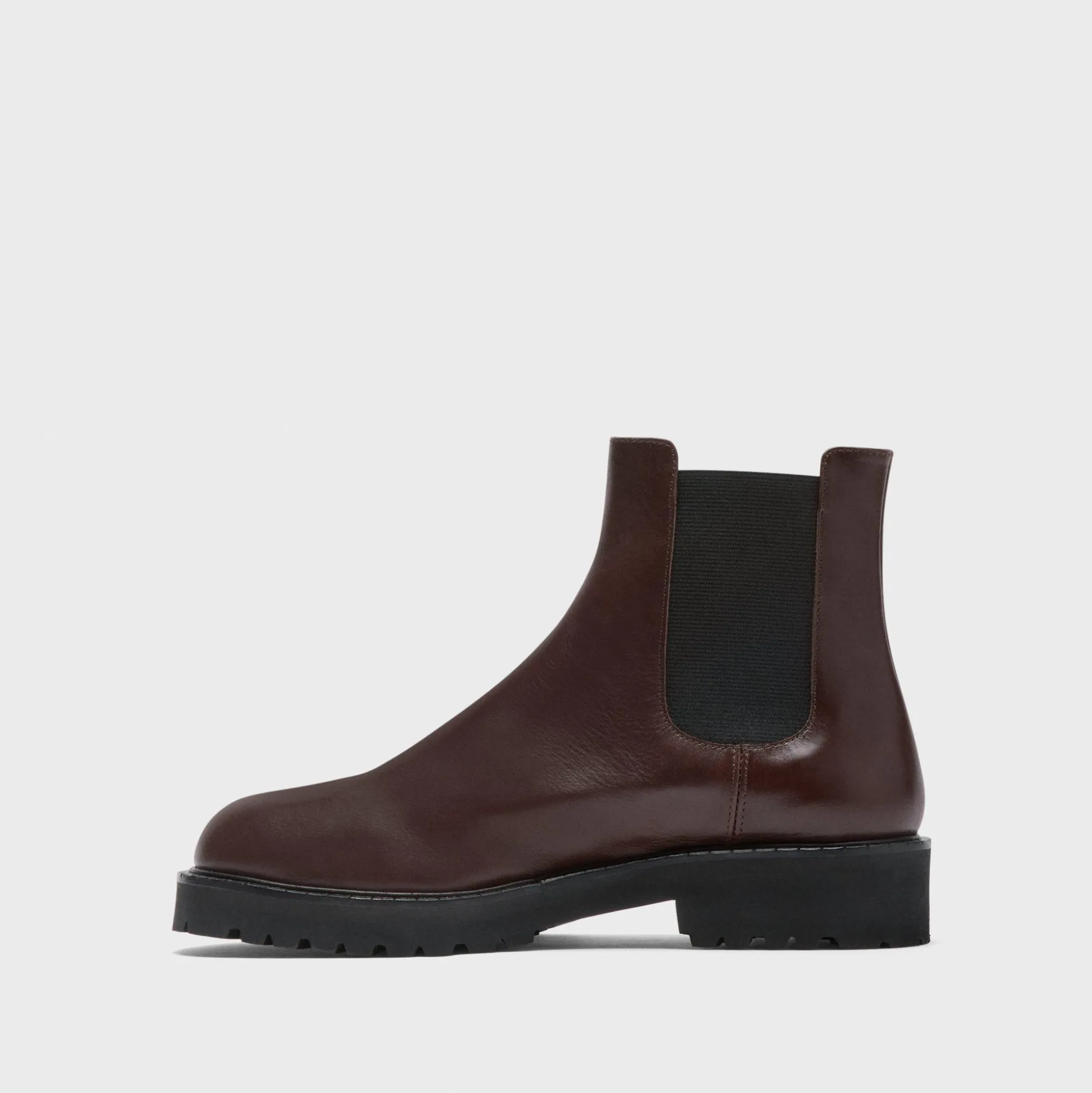 Theory Lug Chelsea Booties In Leather-Women Shoes