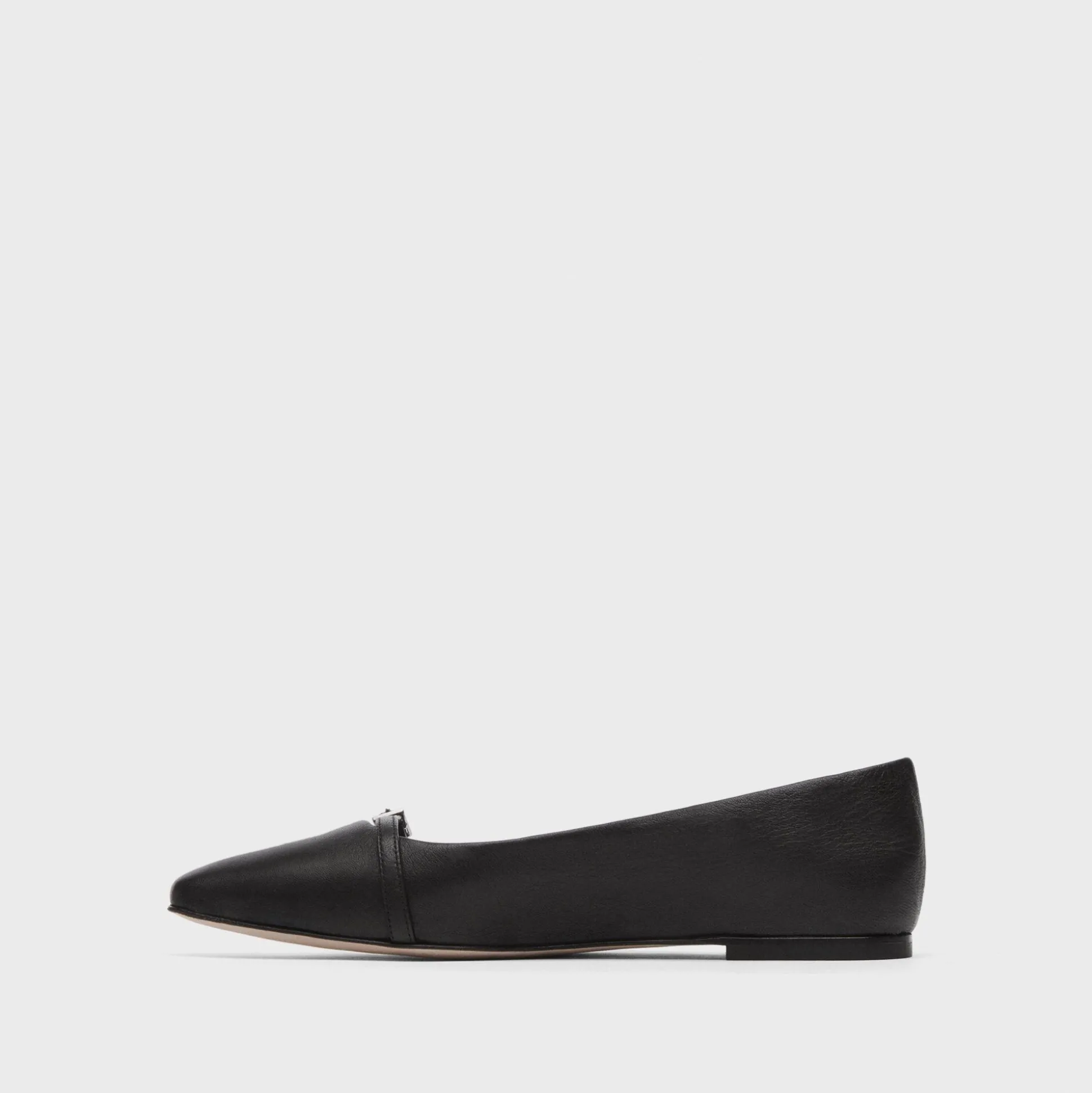 Theory Mary Jane Flat In Leather-Women Shoes