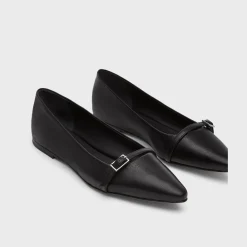 Theory Mary Jane Flat In Leather-Women Shoes