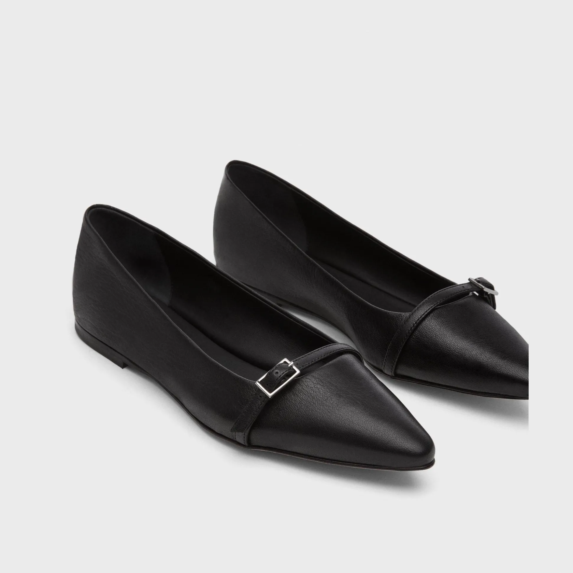 Theory Mary Jane Flat In Leather-Women Shoes