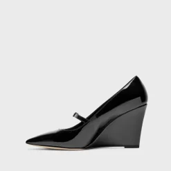 Theory Mary Jane Wedge In Patent Leather-Women Shoes