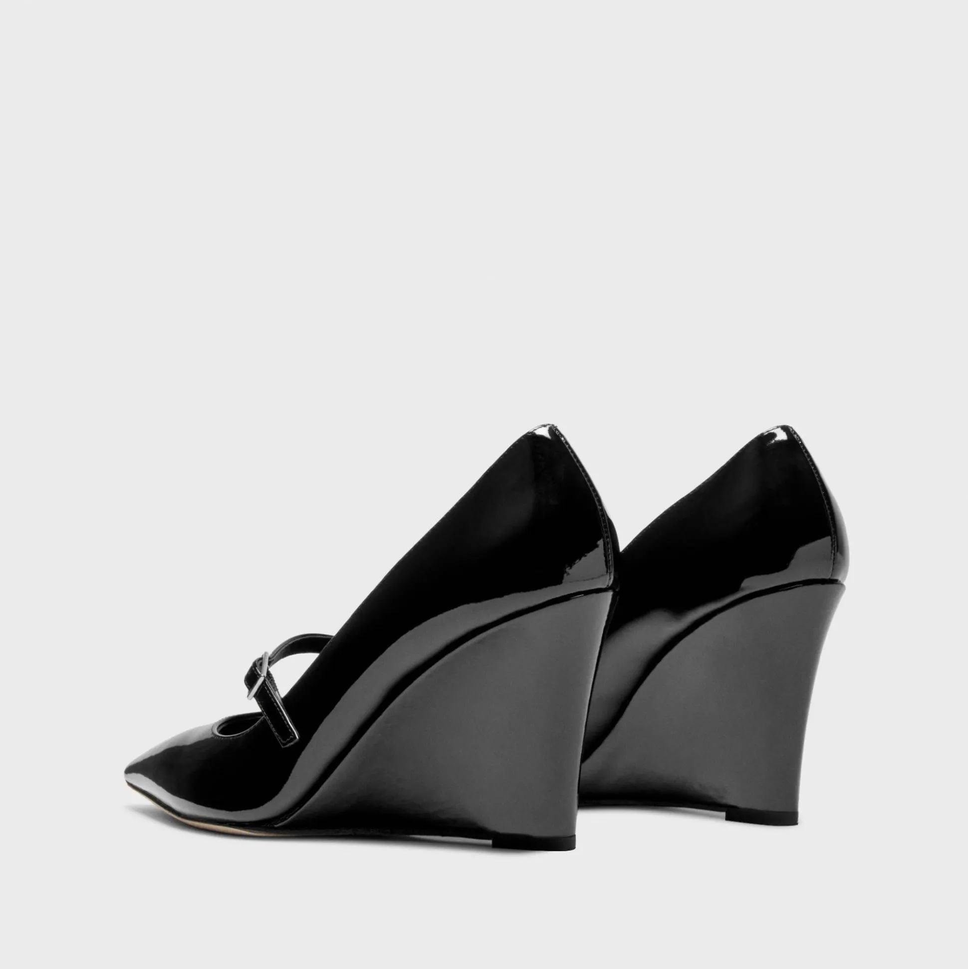 Theory Mary Jane Wedge In Patent Leather-Women Shoes