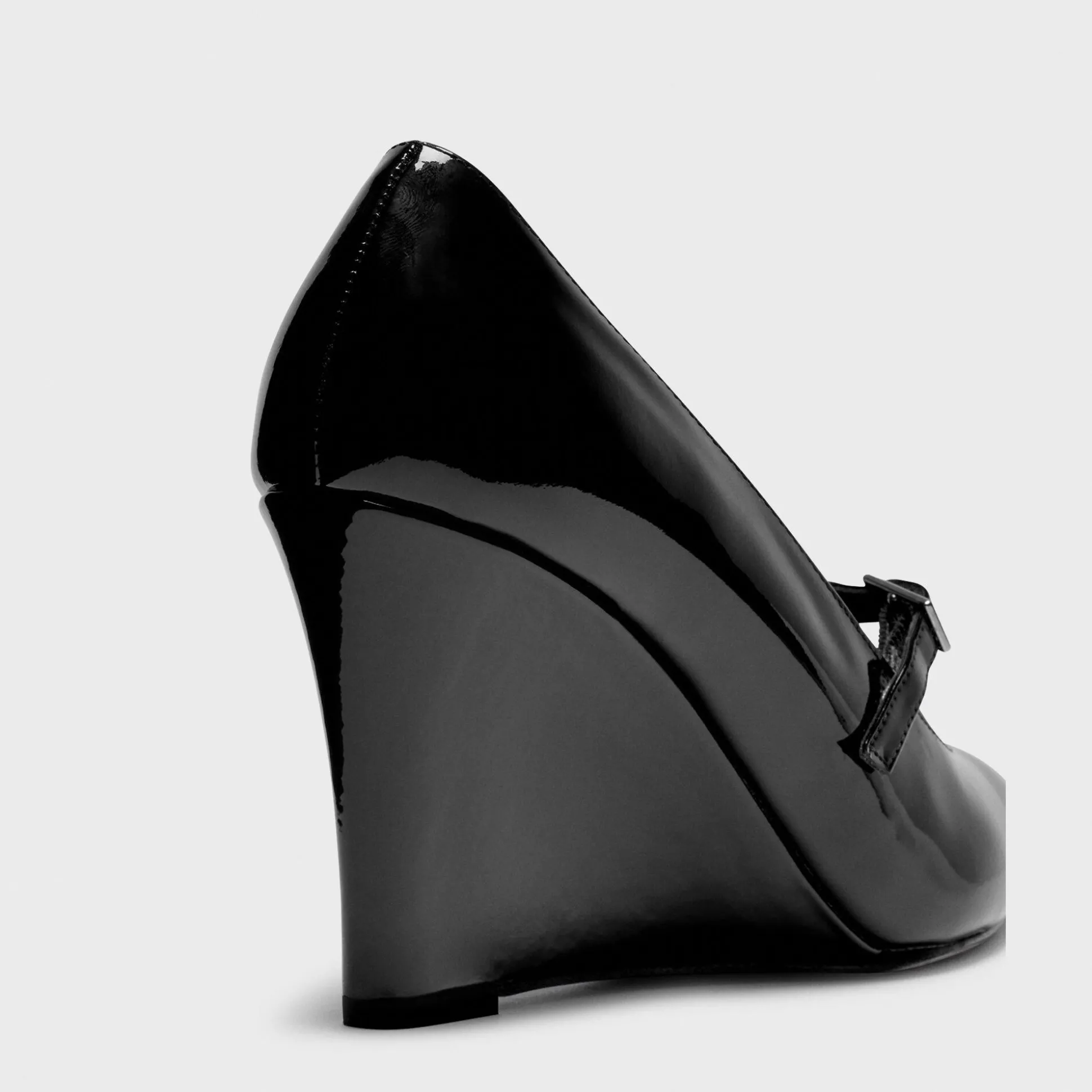 Theory Mary Jane Wedge In Patent Leather-Women Shoes