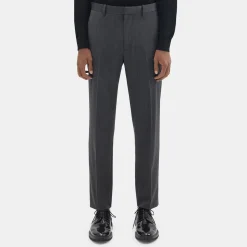 Theory Mayer Pant In Herringbone Stretch Wool-Men Suits|Pants