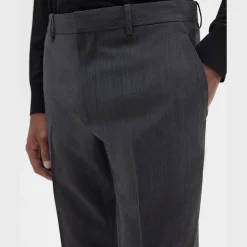 Theory Mayer Pant In Herringbone Stretch Wool-Men Suits|Pants