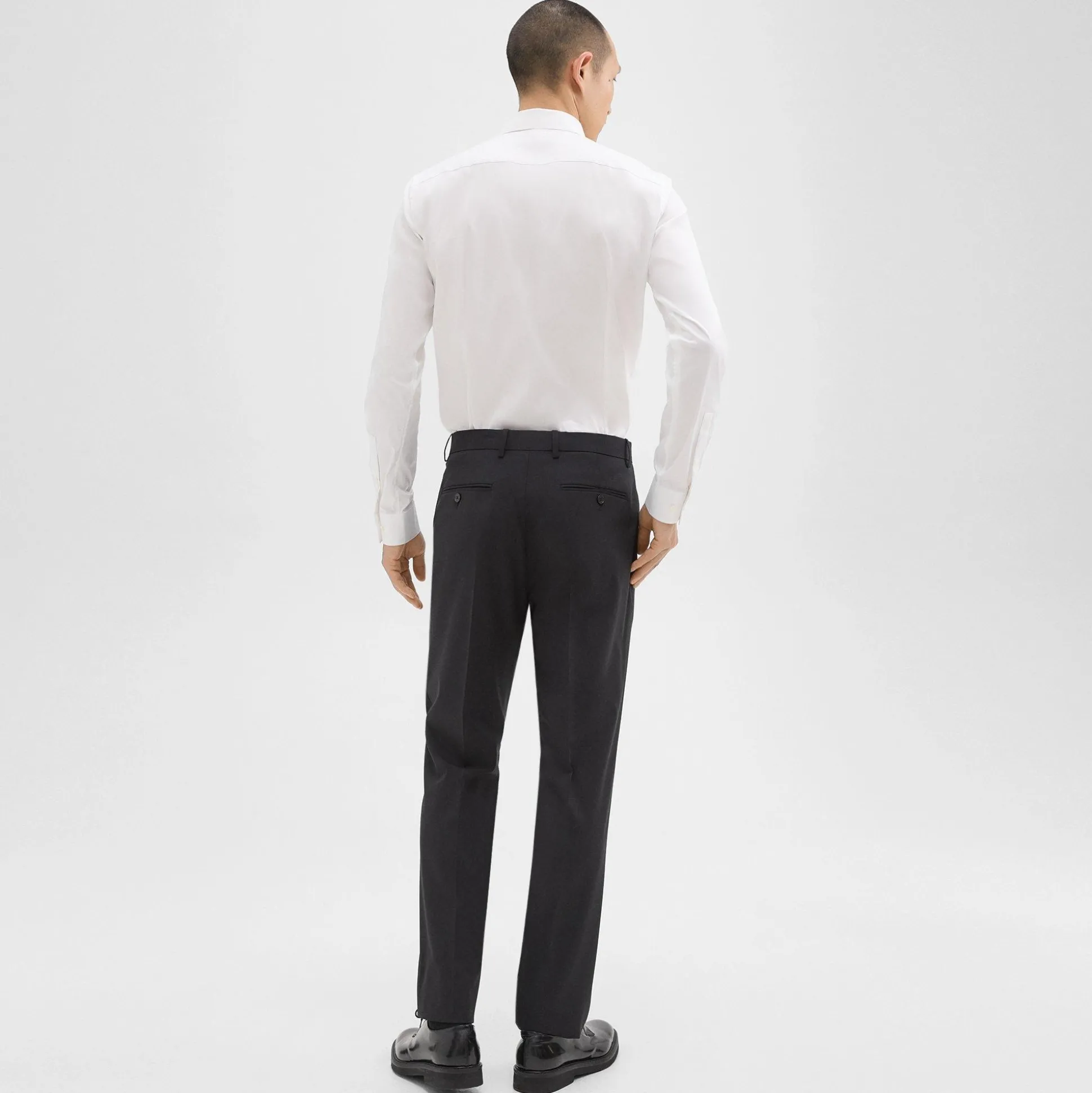Theory Mayer Pant In Stretch Wool-Men Suits|Pants