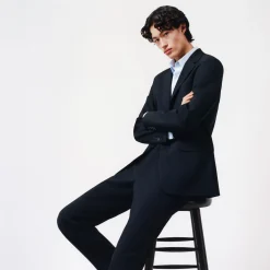 Theory Mayer Pant In Stretch Wool-Men Suits|Pants